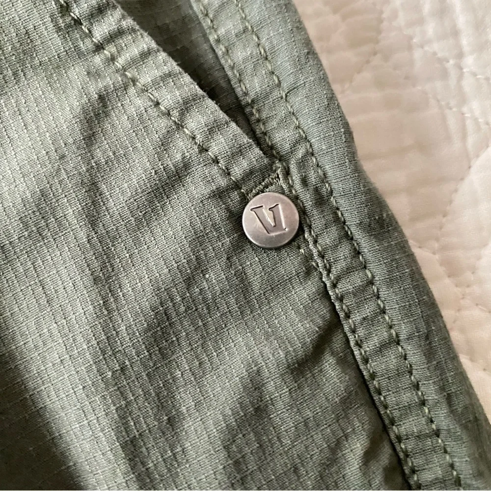 Vuori Ripstop Army Green Active Hiking Camping Pants Size S - Picture 9 of 12